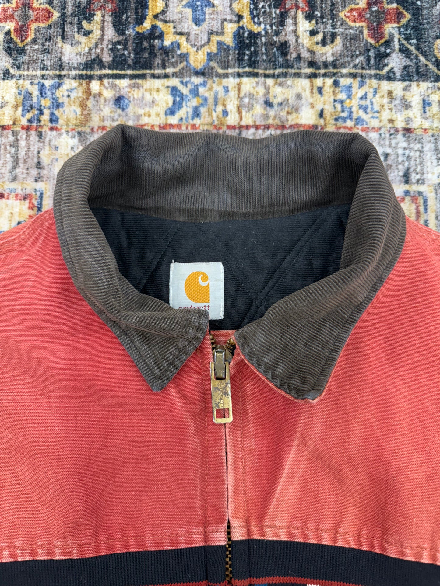 Vtg Carhartt   Jacket Mens M/L Aztec