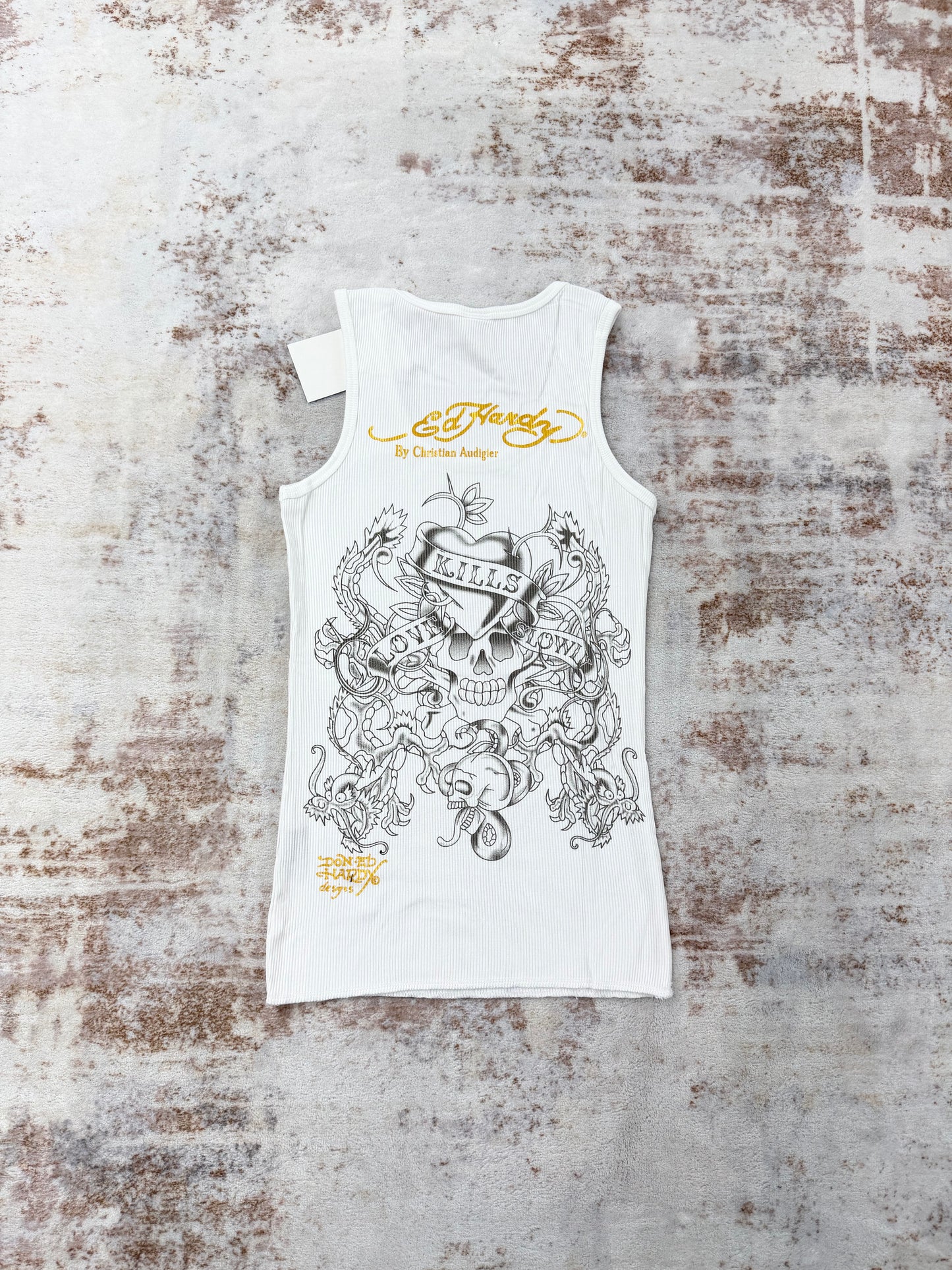 2000s Vintage Ed Hardy by Christian Audigier Tank Tops