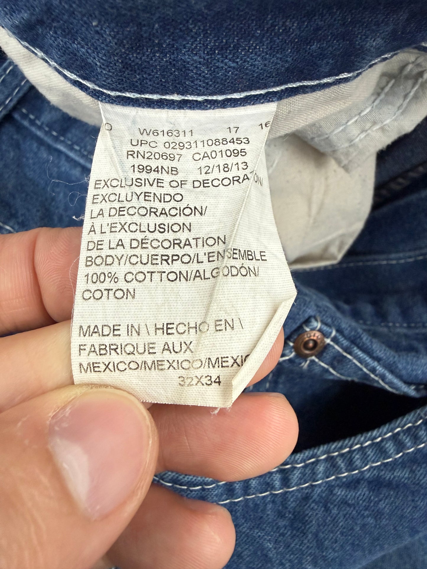 Men vintage dickies jeans size 32x34