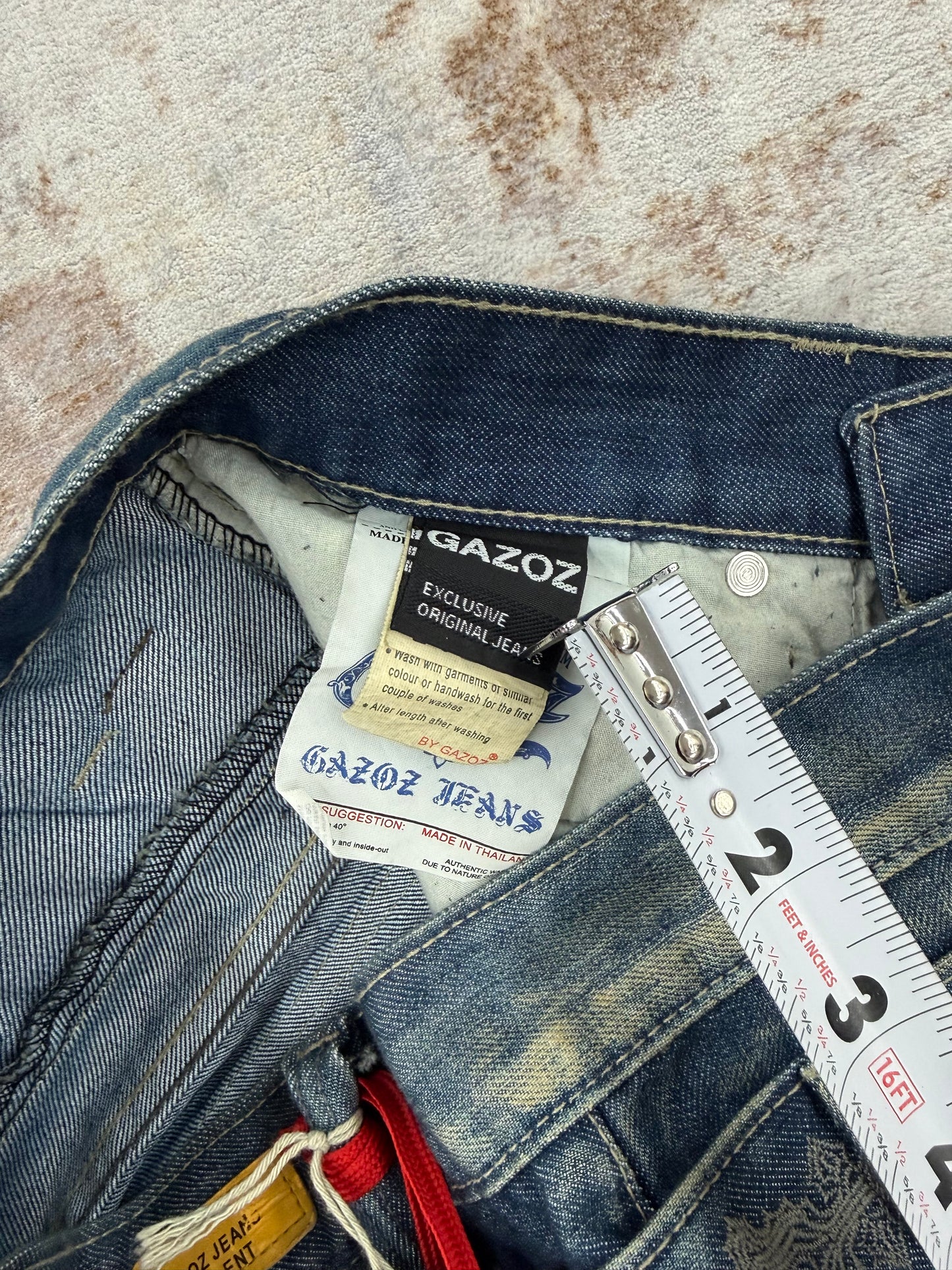 Vintage Y2K Gazol Jean’s Men size 28 ( 2000s)