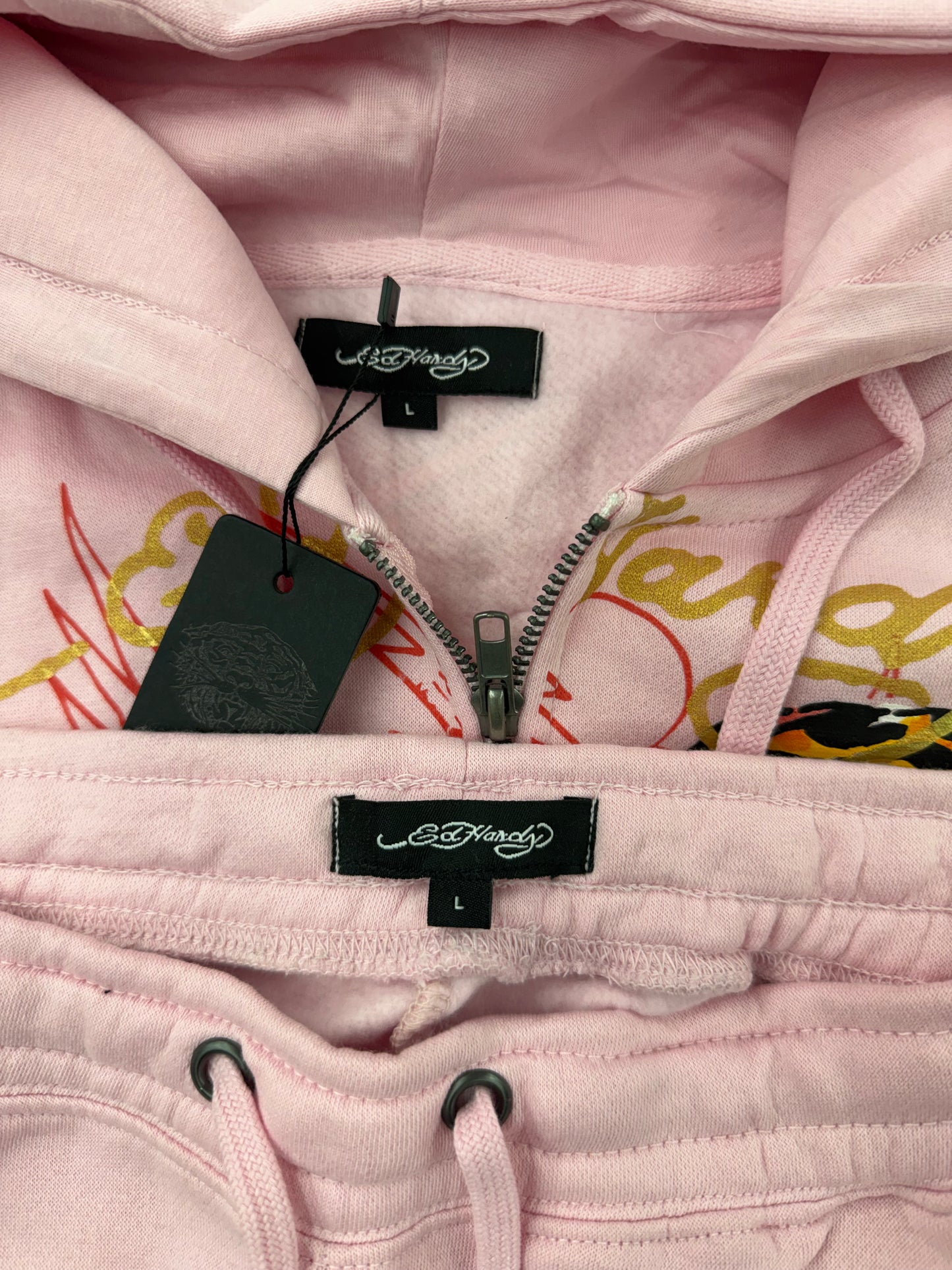 Y2k ed hardy tracksuit set size XS/S/M/L( like new)