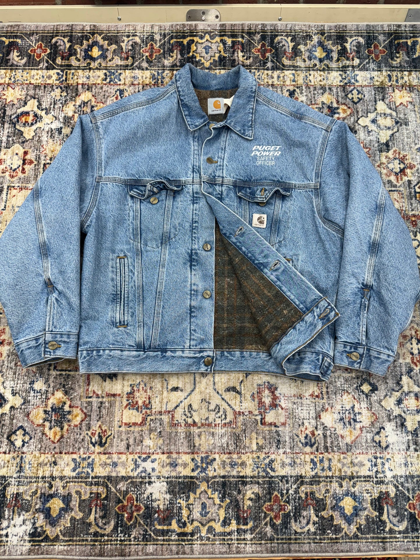Vtg Carhartt Jacket Mens L