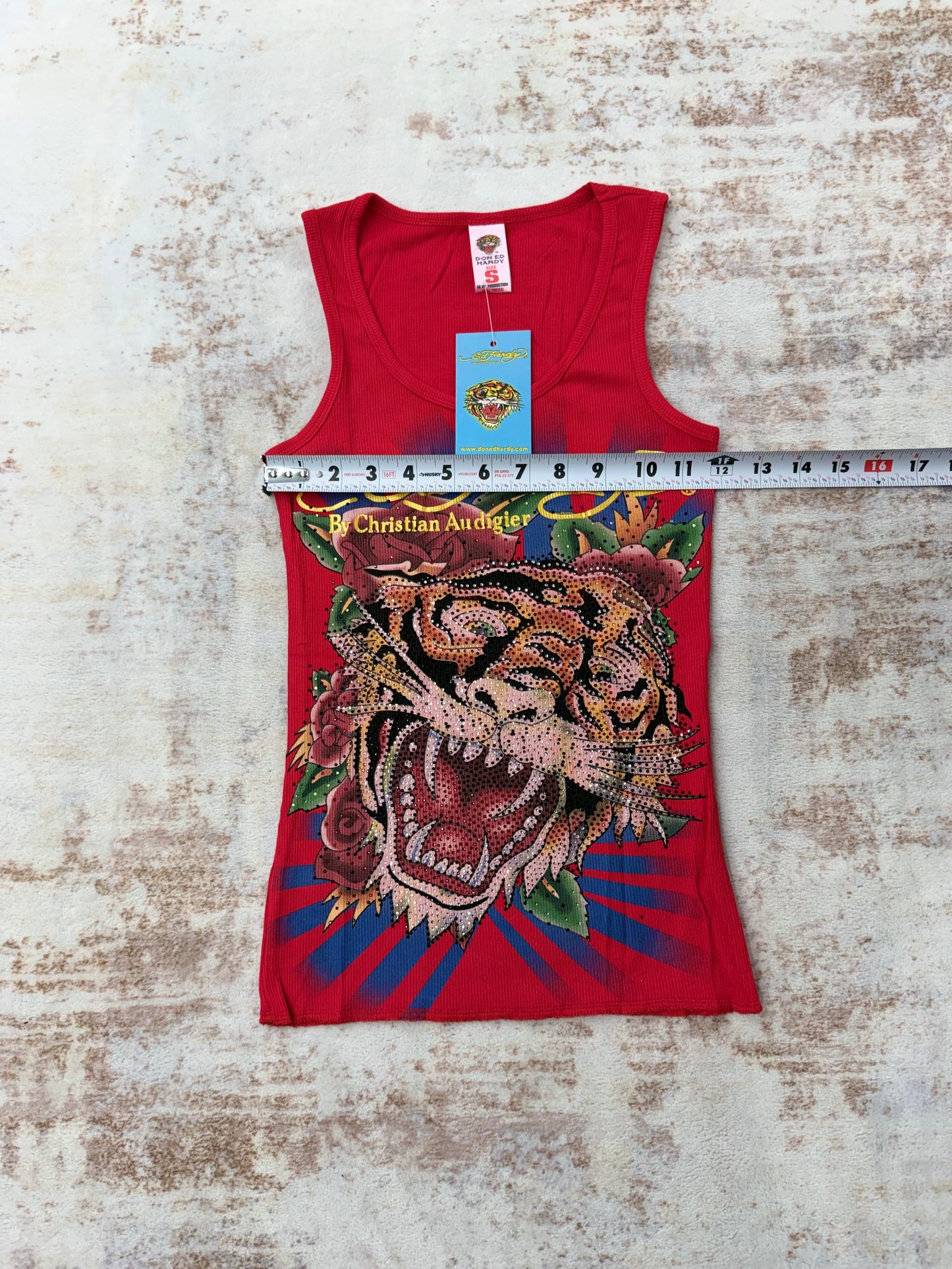 2000s Vintage Ed Hardy by Christian Audigier Tank Tops