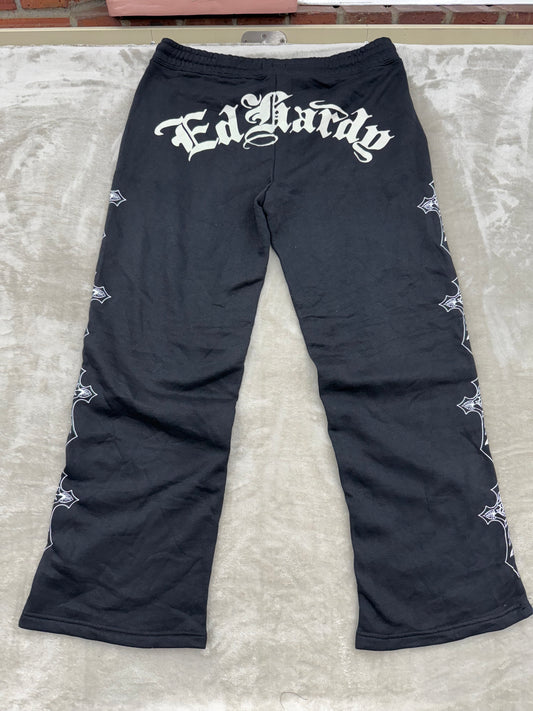 Y2k ED hardy sweatpants womens size ( XL ) USE