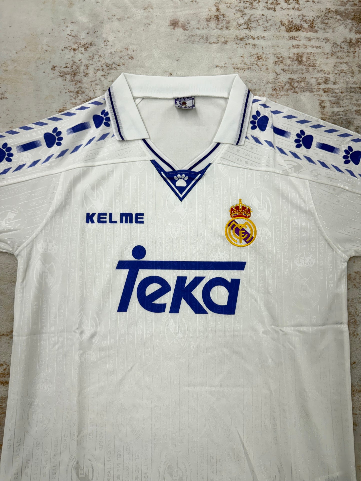 vintage Real Madrid 1994 1996 Home Football Shirt Soccer Jersey Kelme Vintage M