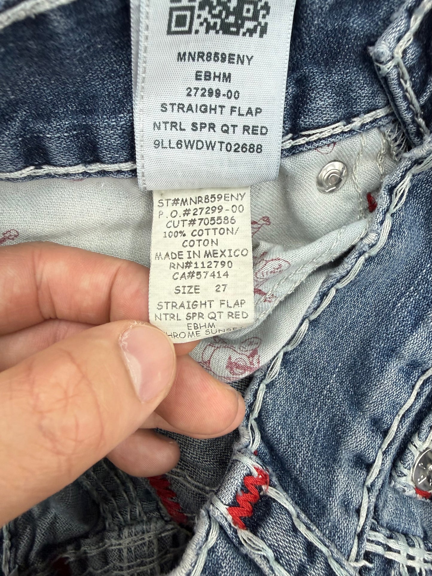 Y2k Men’s True Religion straight size 27 ( used)