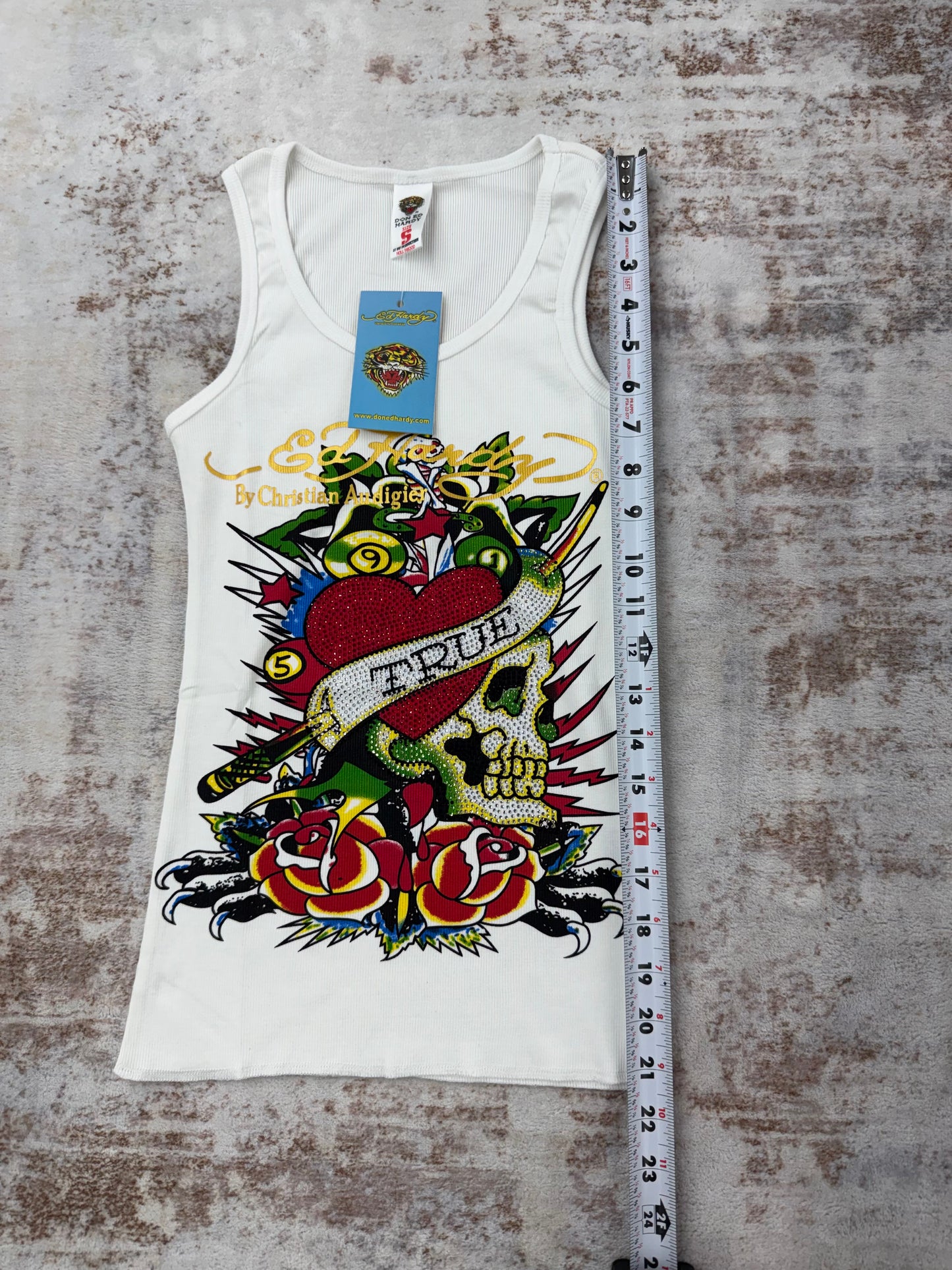 ( new) Vintage Ed Hardy by Christian Audigier Tank Tops Sizes S / M