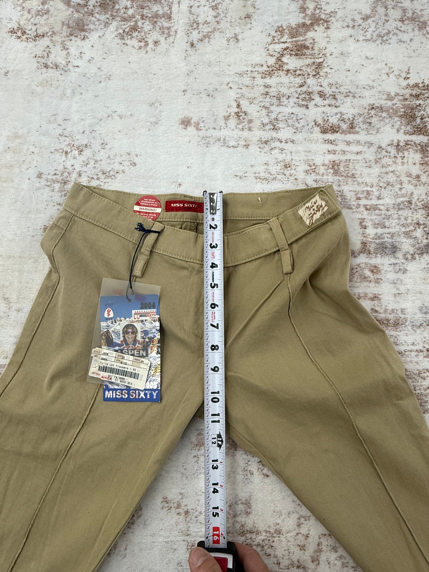 y2k vintage MissSixty  pants women's size 28 (031)