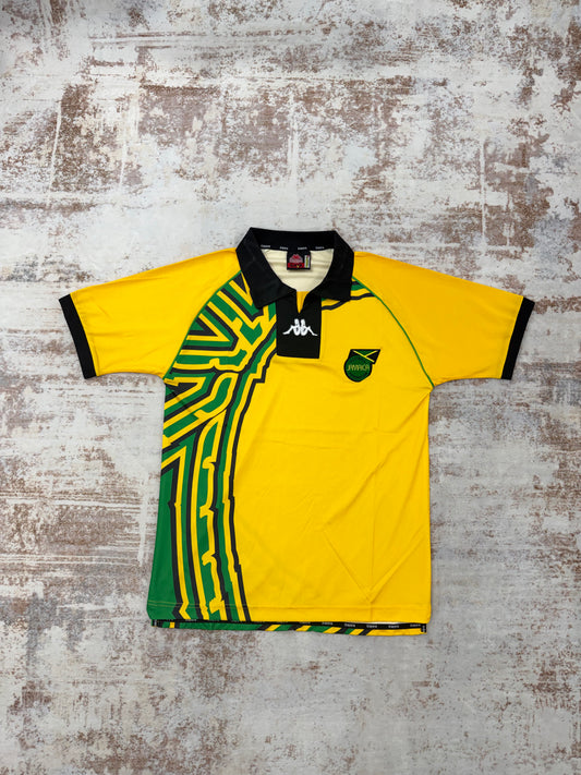 vintage JAMAICA 1998 2000 HOME FOOTBALL SHIRT SOCCER JERSEY KAPPA size L