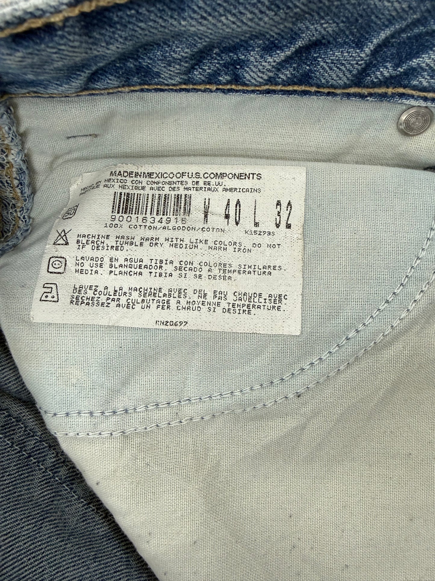 Men vintage dickies jeans carpenter size 40x32