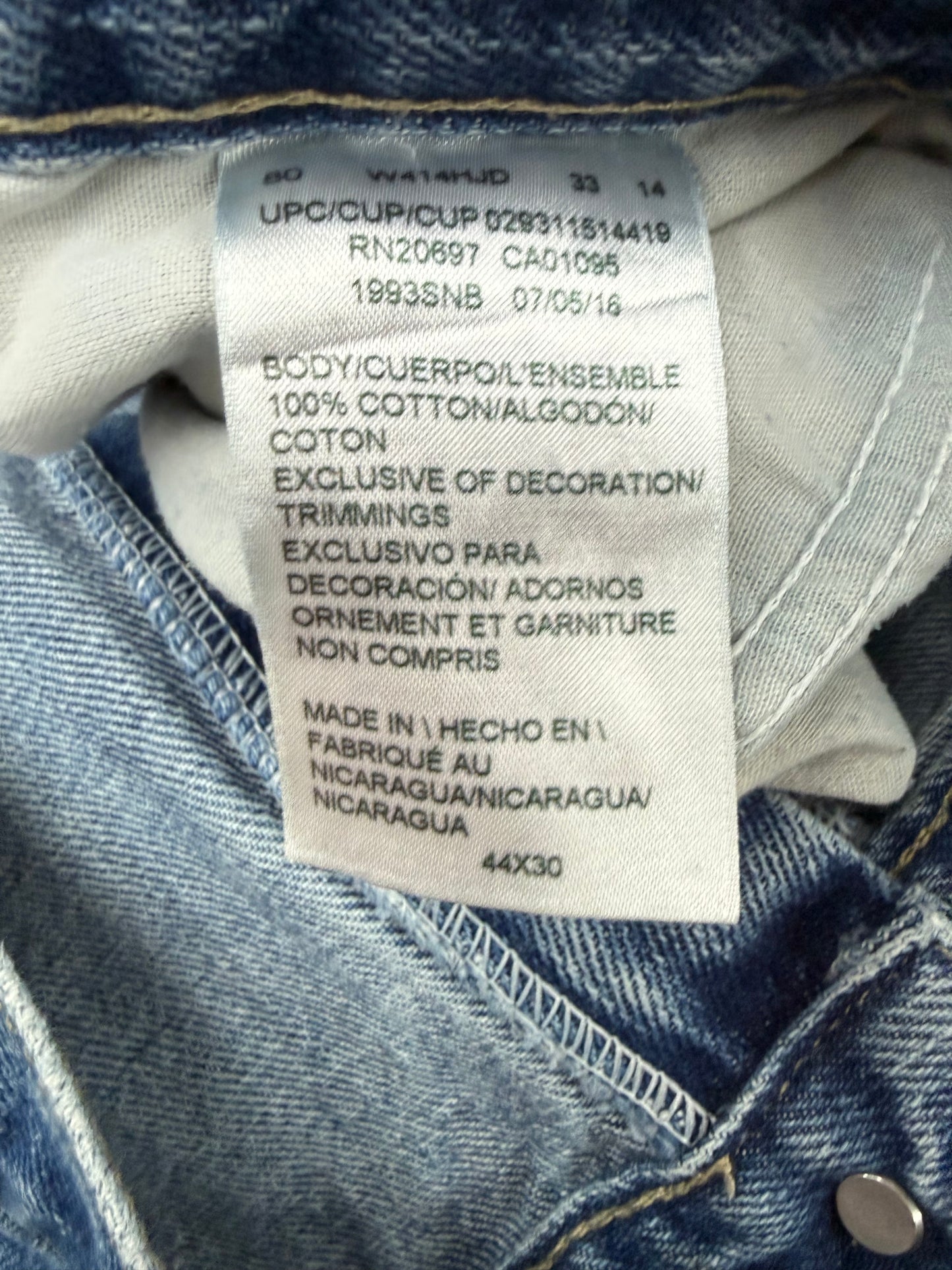 Men vintage dickies jeans size 44x30