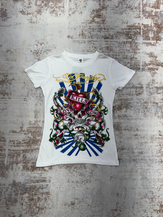 2000s Ed Hardy Christian Audigier Vintage Graphic Tees size ( S/M/L) (New tags)