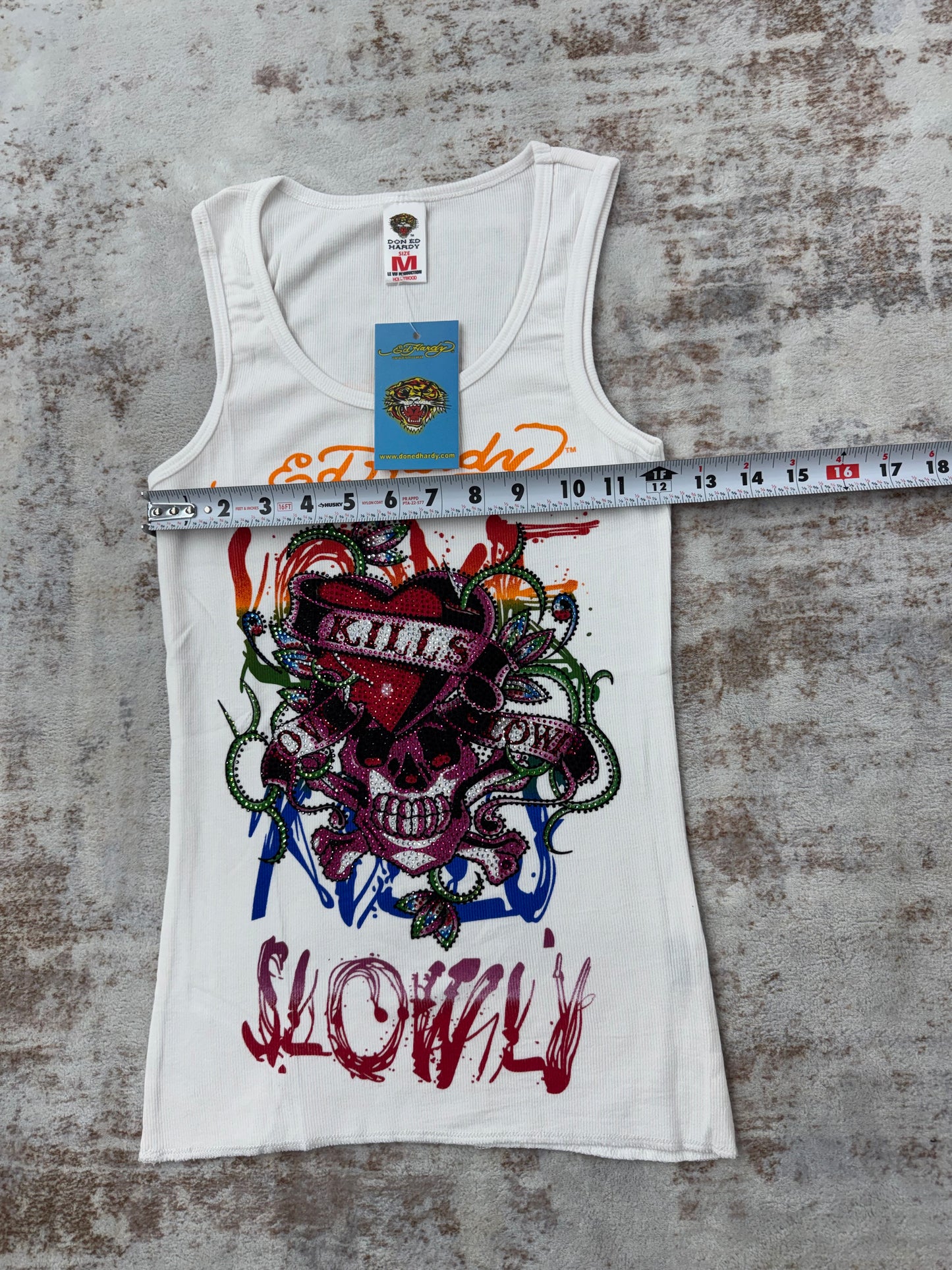 ( new) 2000sVintage Ed Hardy by Christian Audigier Tank Tops
