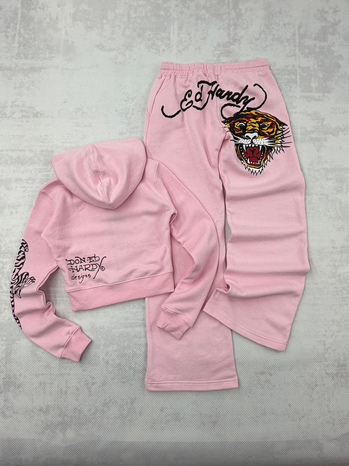 Ed Hardy  Pink Tracksuit Set • Y2K Style • Size XS/S/M/L ( like New)