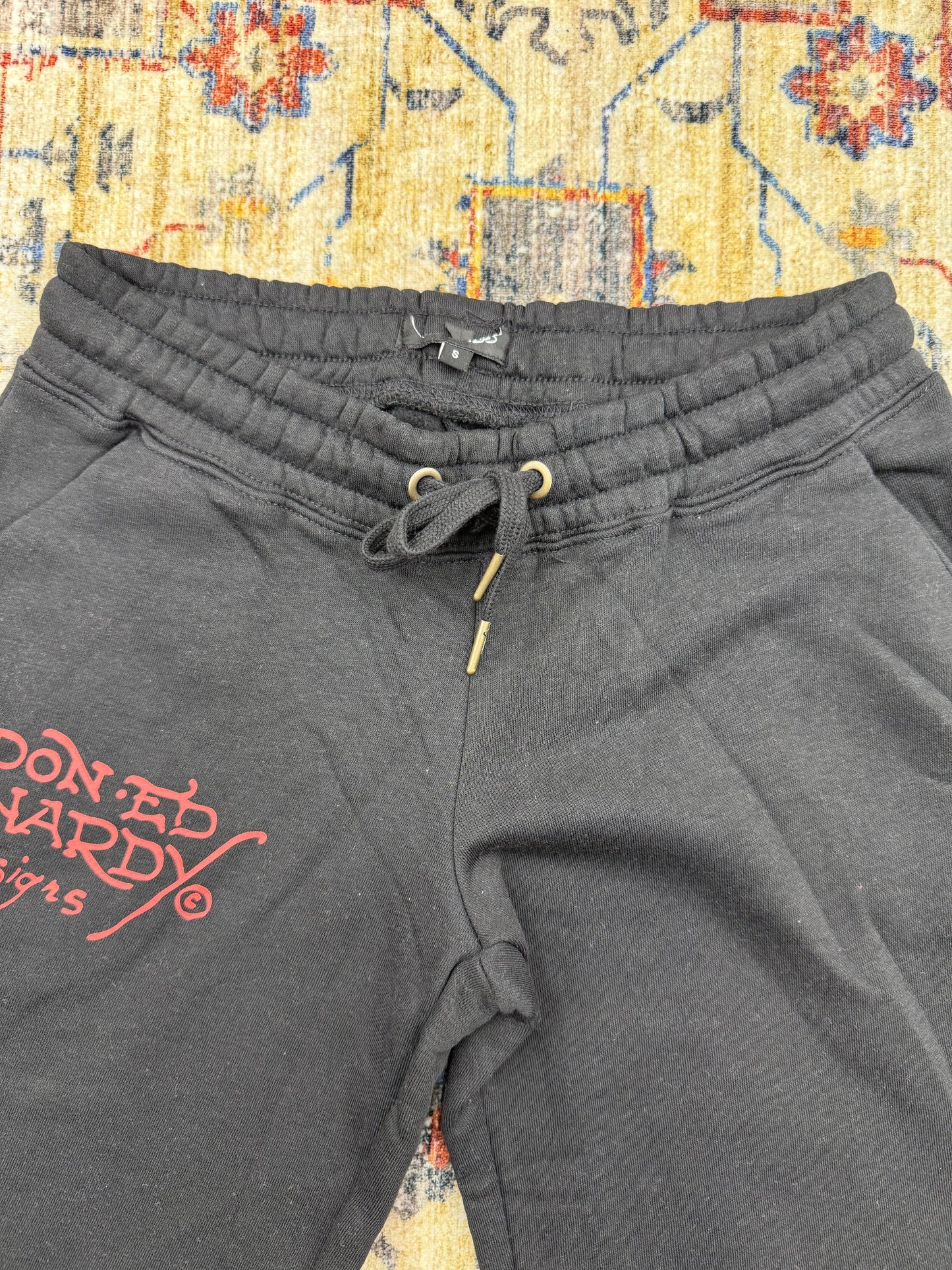 Y2k ED hardy sweatpants womens size ( S/XL ) USE