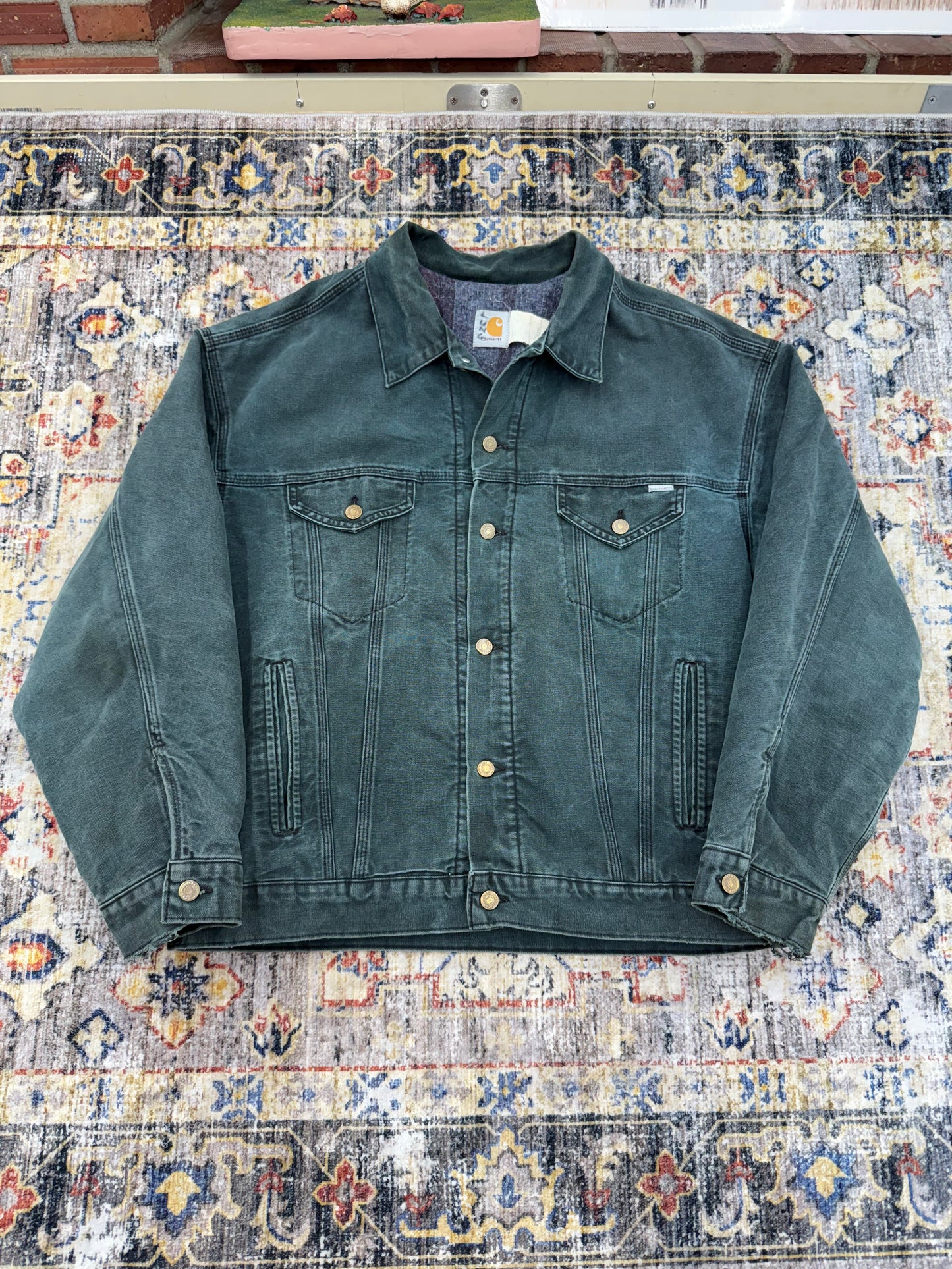 Vtg Carhartt Jacket Mens L/XL
