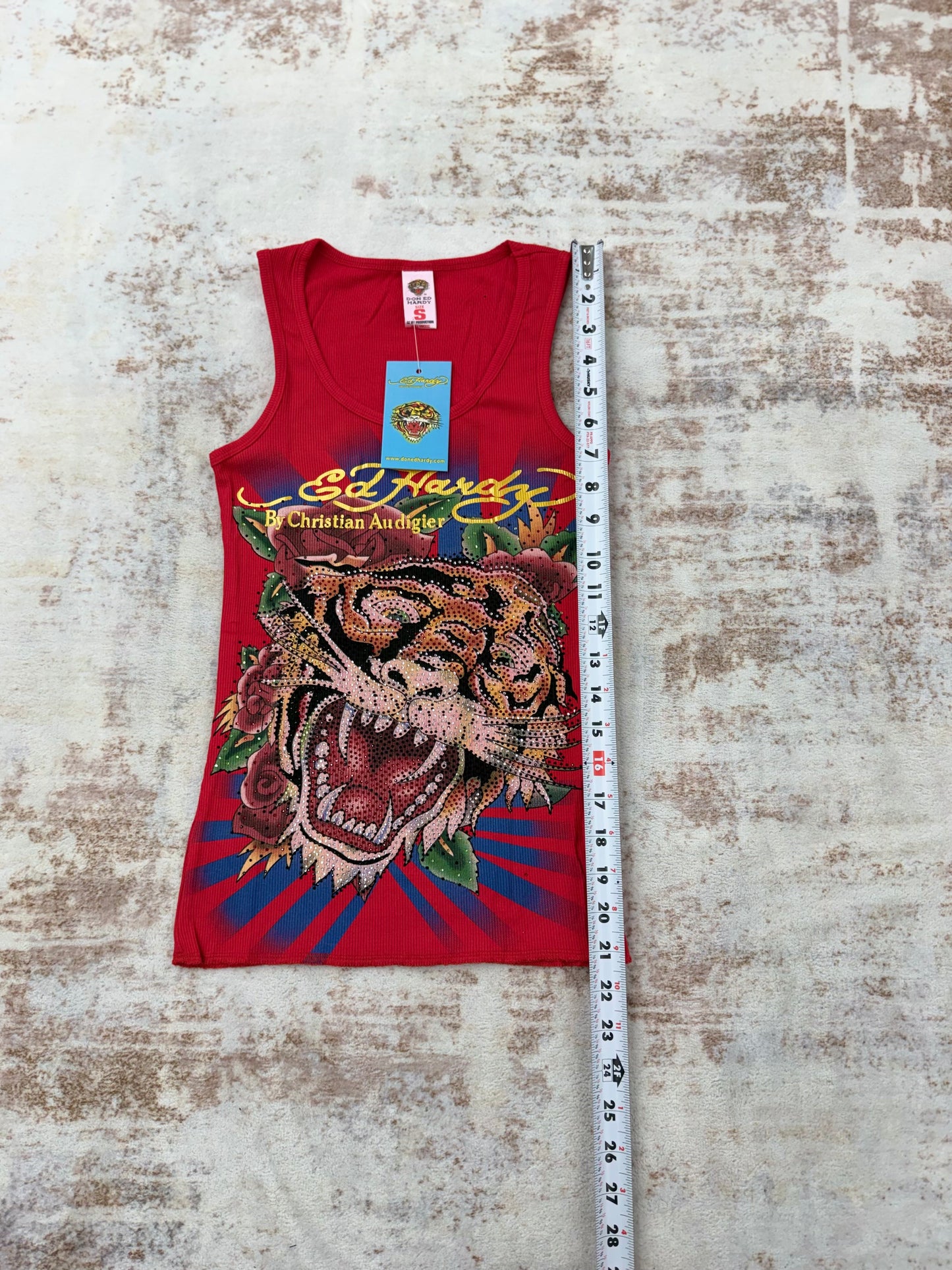 2000s Vintage Ed Hardy by Christian Audigier Tank Tops