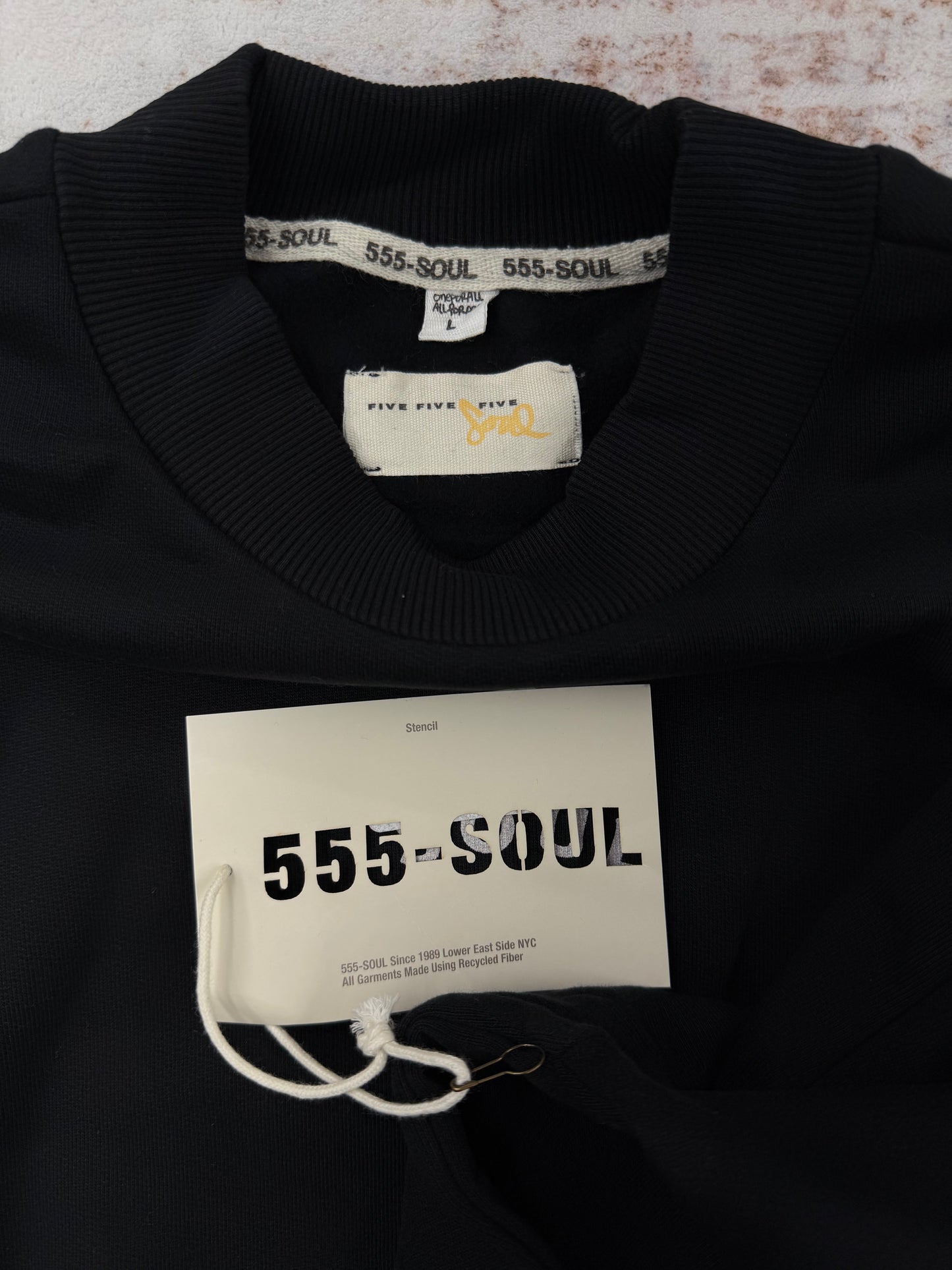 555 Soul NYC Y2K black long sleeve size S/M/L