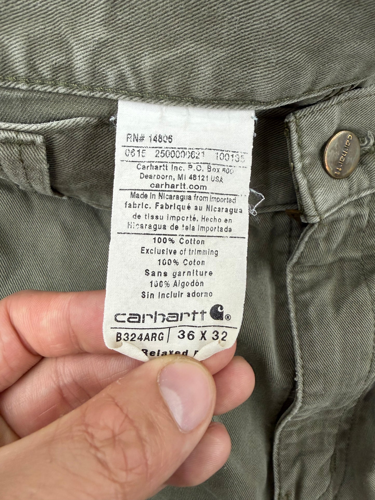 Vintage carhartt size 36x32 pants