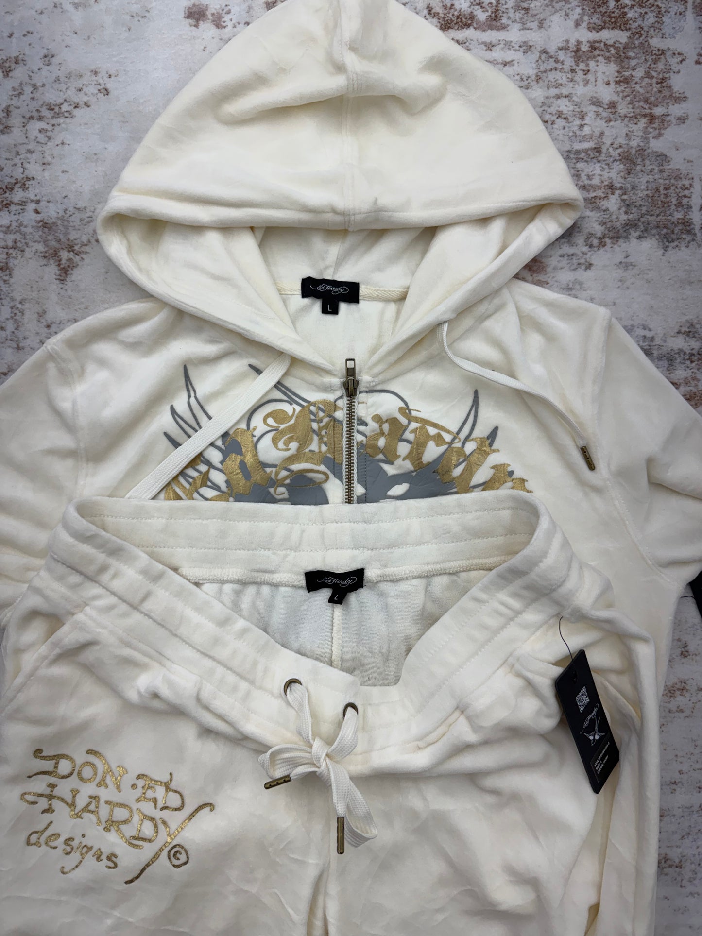 (New) ed hardy tracksuit sets ❤️ size ( M/L)