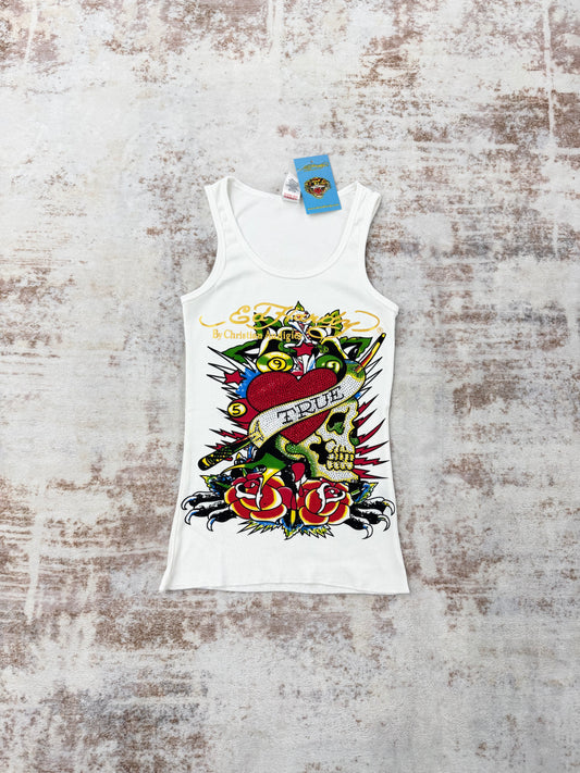 2000s Vintage Ed Hardy by Christian Audigier Tank Tops