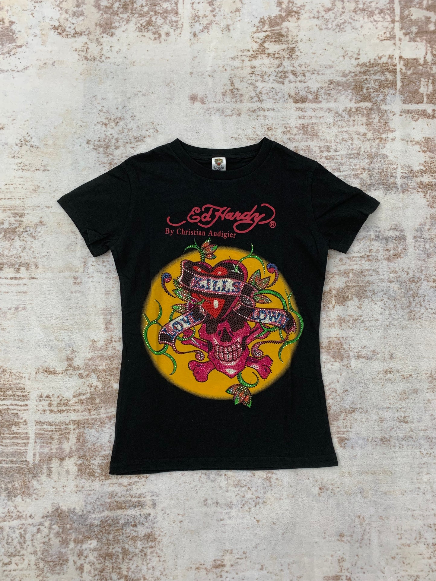 2000s Ed Hardy Christian Audigier Vintage Graphic Tees size ( S/M/L) (New tags)
