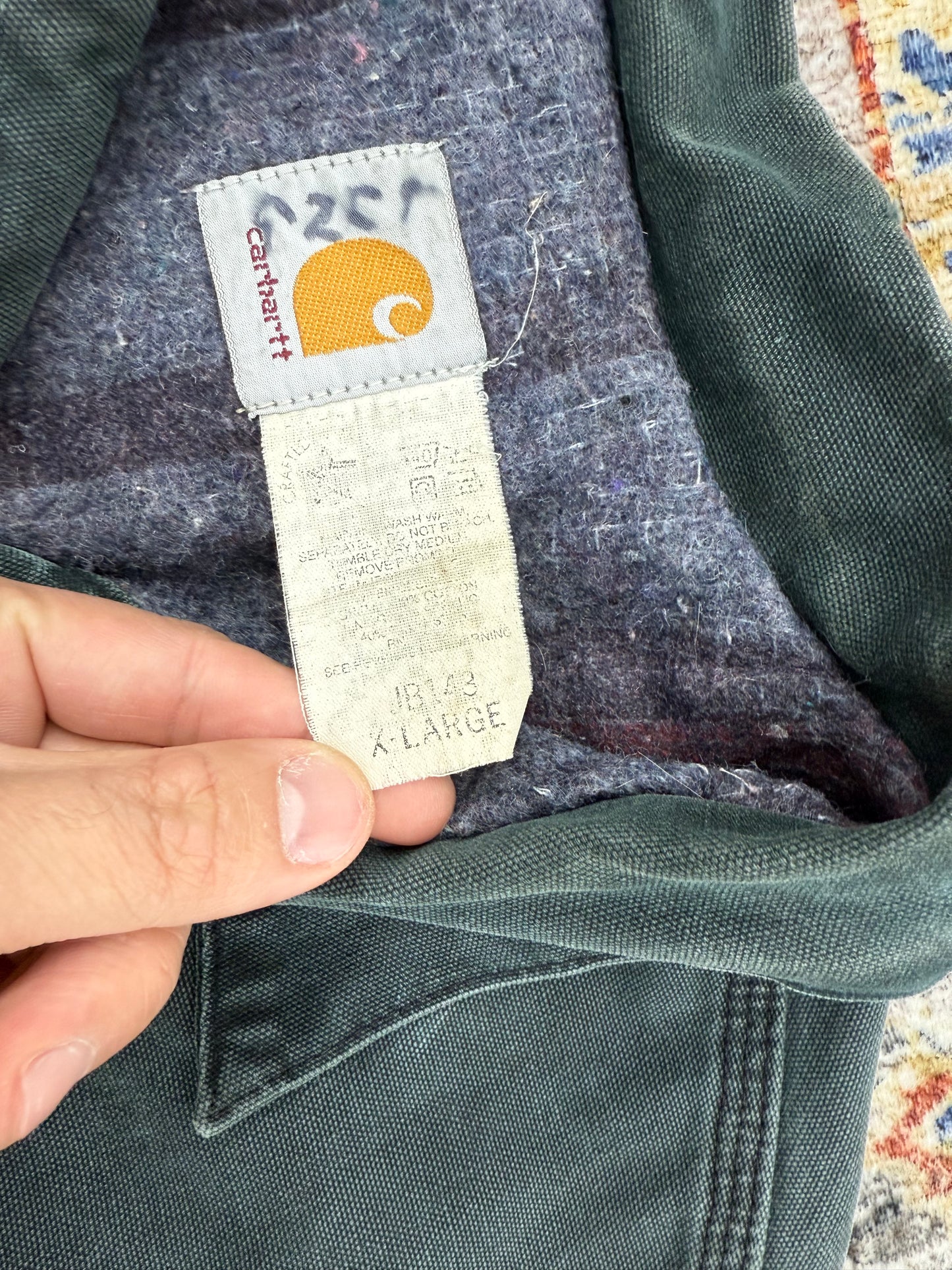 Vtg Carhartt Jacket Mens L/XL