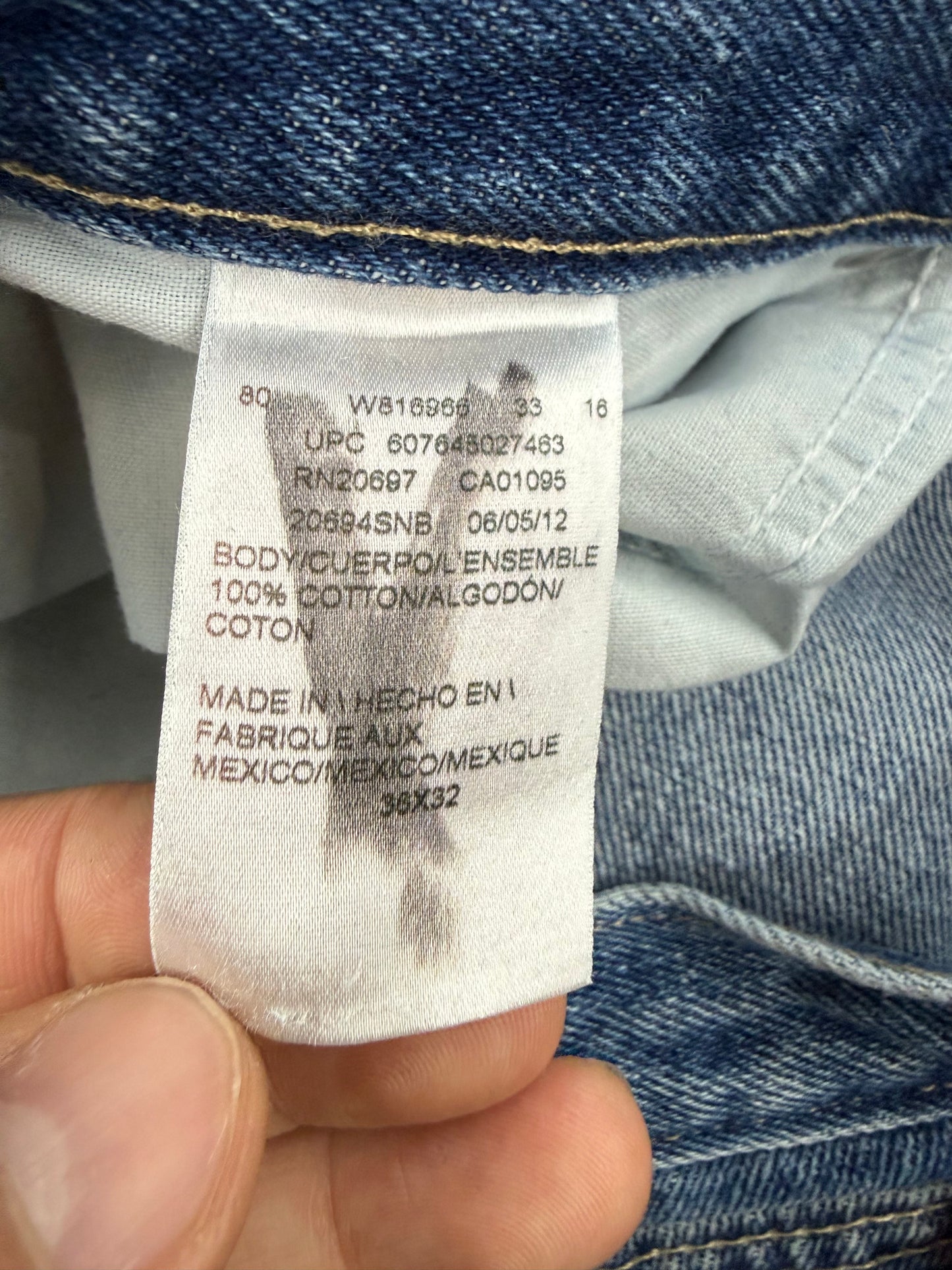 Men vintage dickies jeans carpenter size 36x32