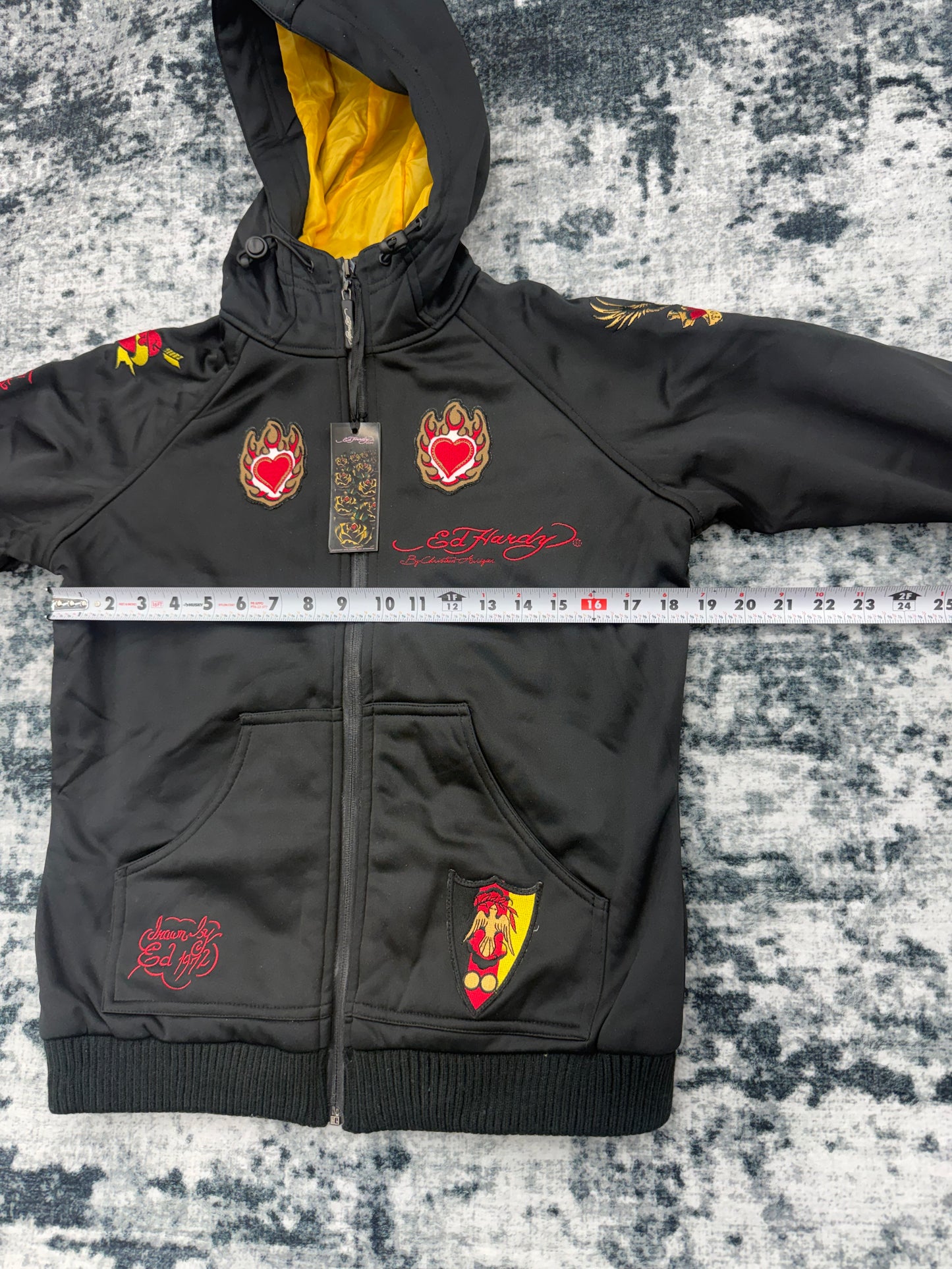 2000s Ed Hardy hoodie jacket women’s size S/M/L