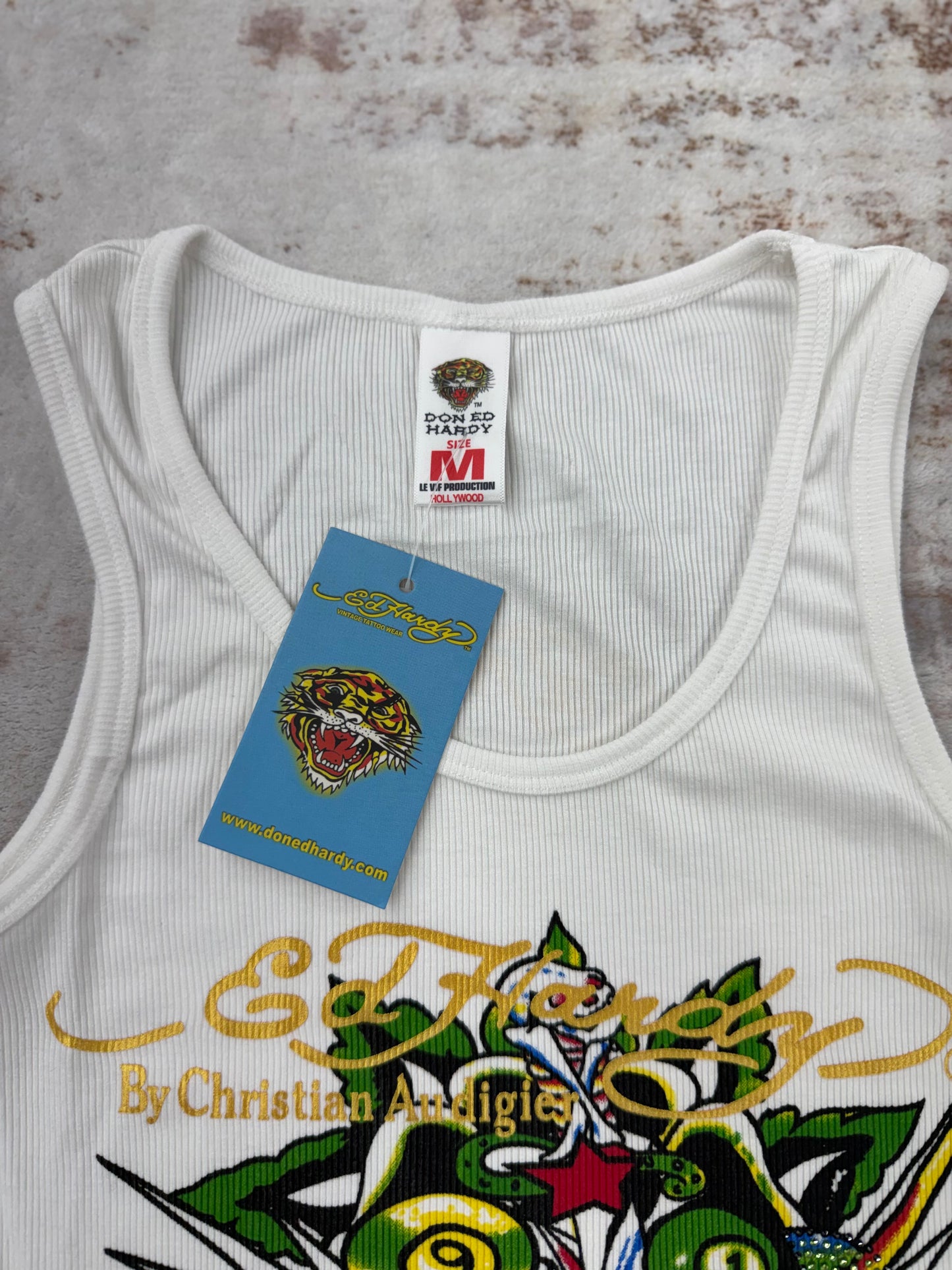 ( new) Vintage Ed Hardy by Christian Audigier Tank Tops Sizes S / M