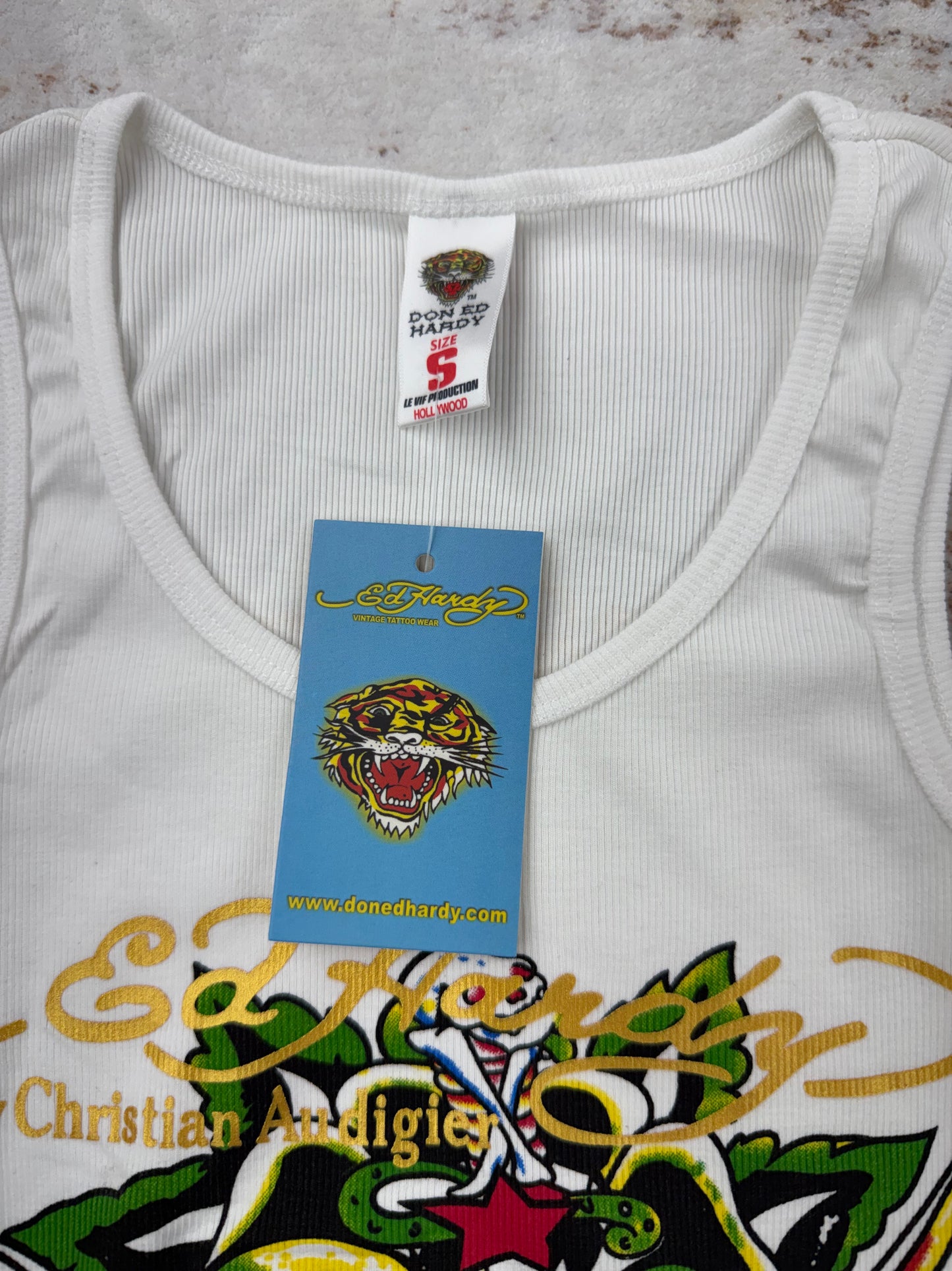 ( new) Vintage Ed Hardy by Christian Audigier Tank Tops Sizes S / M