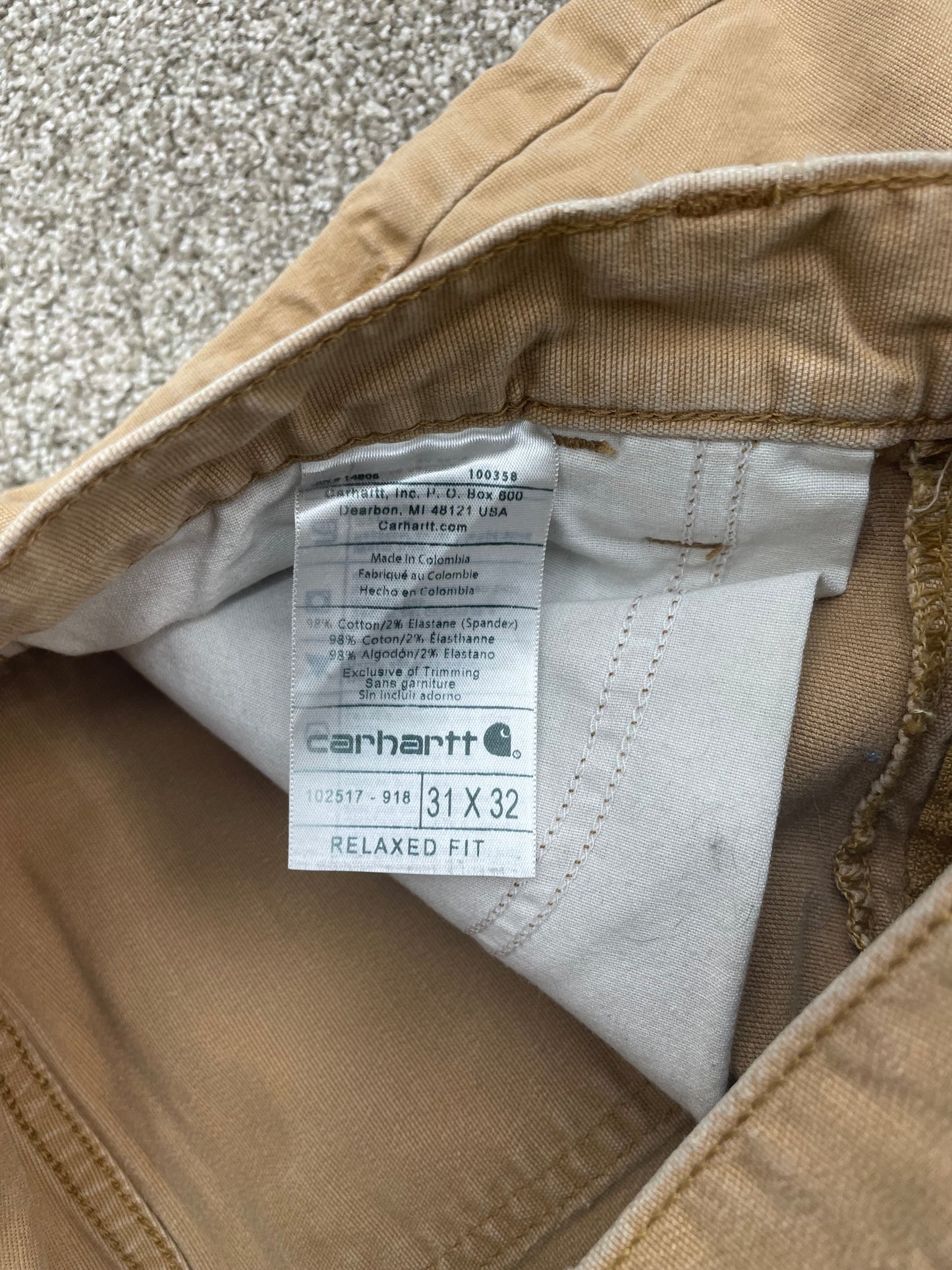 Carhartt Pants Size 31x32